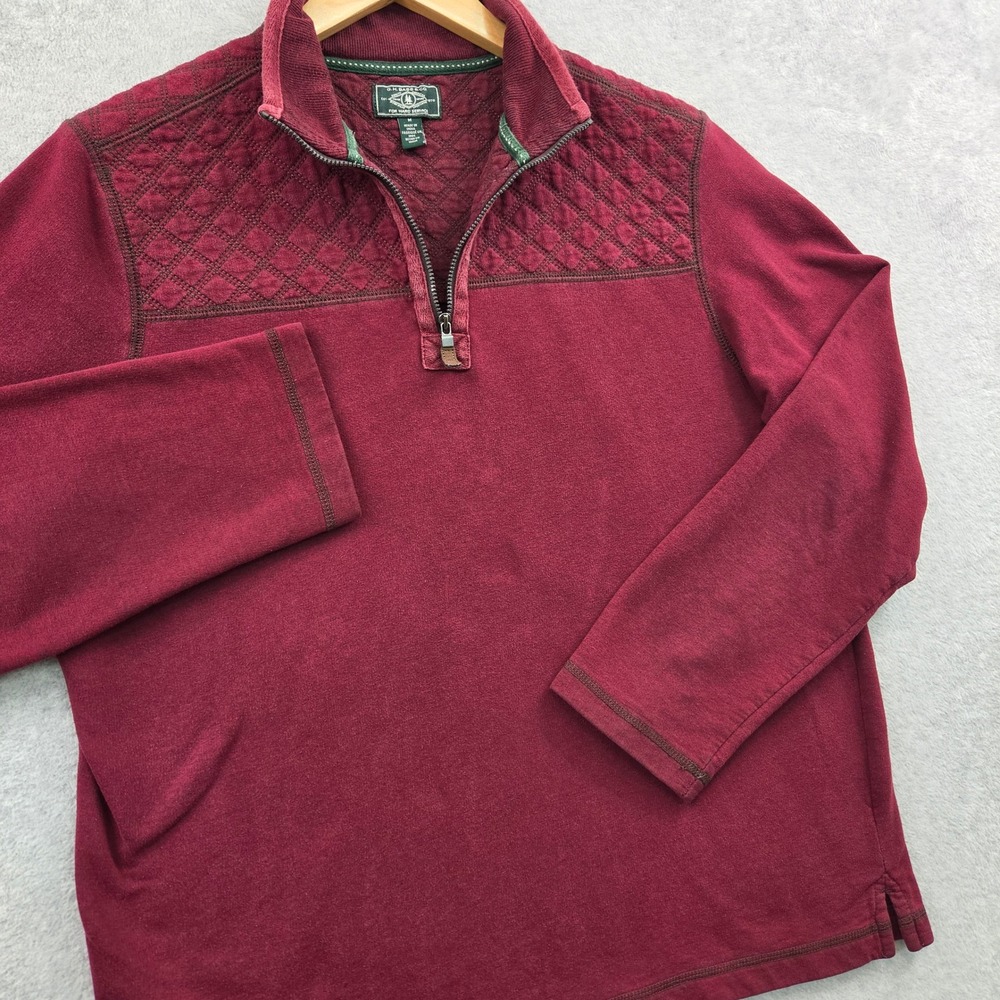 GH BASS Heritage Cabincore Quilted Pullover Men M Gorpcore Rugged Workwear Shirt